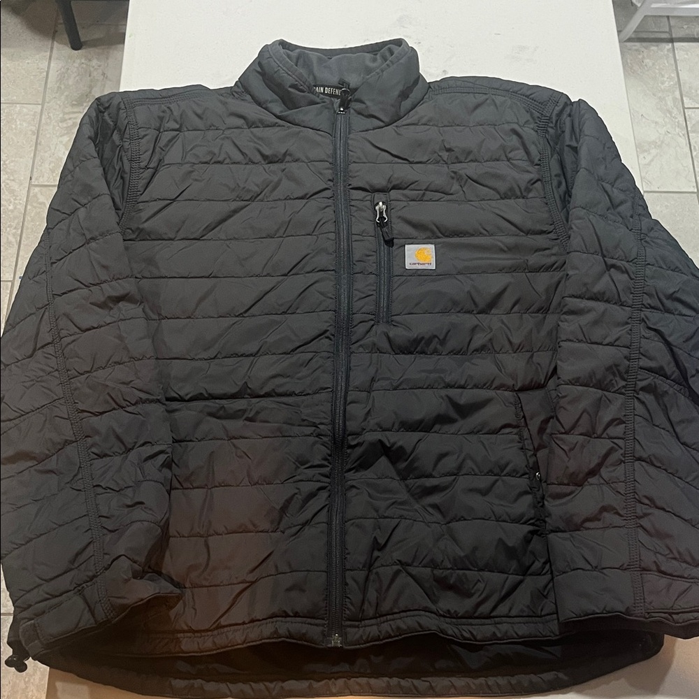Carhartt Rain Defender jacket.